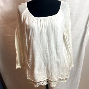 GAP Cotton Boho Poet Blouse